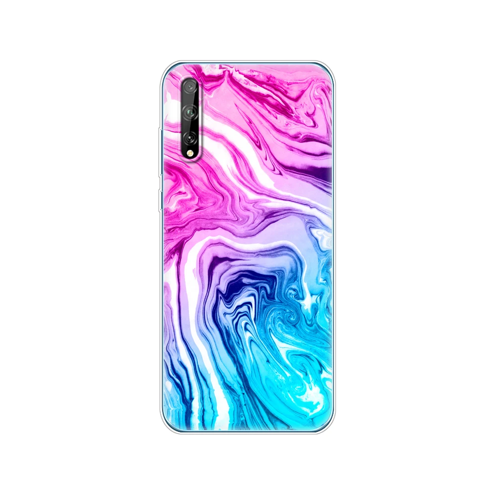 Чехол для Huawei Y8P Чехлы 6 3 "Мягкий силиконовый чехол телефона из ТПУ с принтом"