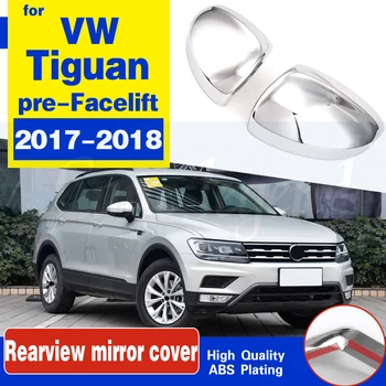 

Rearview Side Wing Mirror Caps Cover For VW Volkswagen Tiguan L MK2 2017 2018 Replacement ABS plating Rearview mirror cover