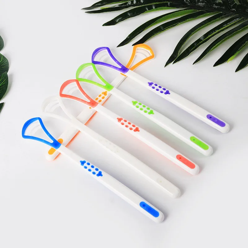 

1PCS 6 Colors Cleaner For Tongue 2020 new Tongue Scraper Brush Oral Care Mouth Hygiene Tongue Clean Tool Dental Care