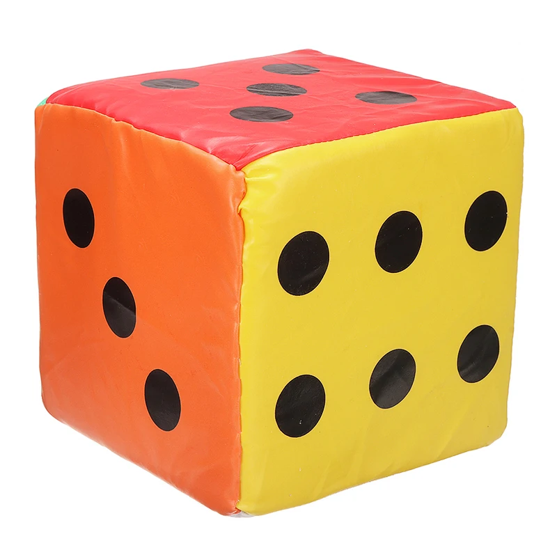 1 шт красочные 20 см подходит для детей с артистическим Fun Dice губка Искусственная