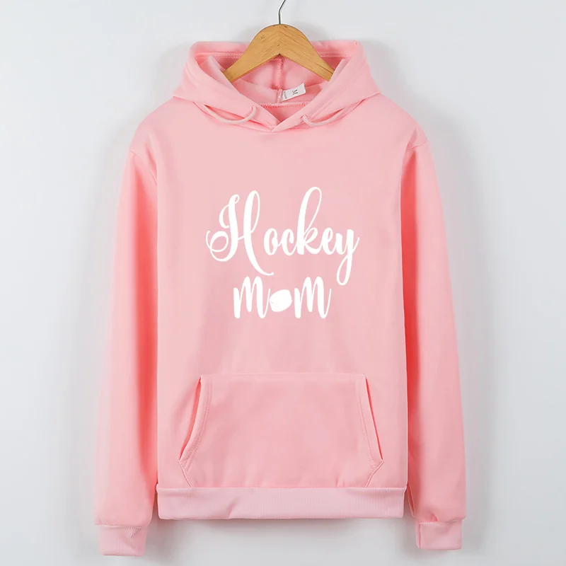  HOCKEY MOM Stylish Hoodie Women Winter Vintage Sweatshirt Harajuku Hoodie Women Casual Sweatshirt W