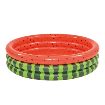 

Home Family Party PVC Have Fun Unisex Thickened Round Summer 3-Ring Outdoor Bath Inflatable Swimming Pool For Kids Wading