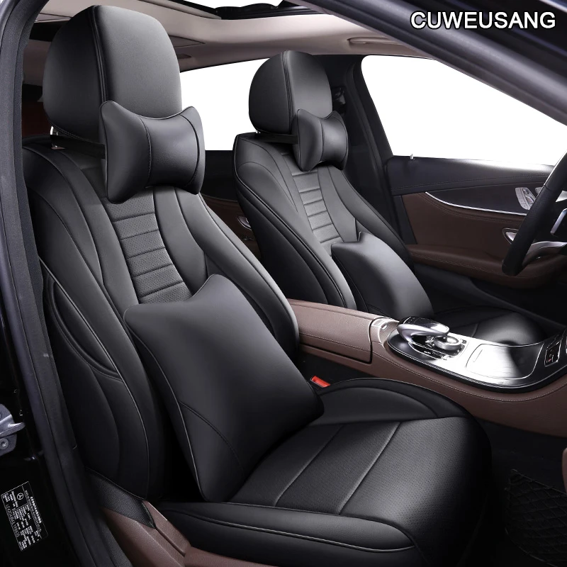 Кожаный чехол для автомобильного сиденья CUWEUSANG под заказ Mercedes-Benz Viano GLK GLA GL CLA CLS CLK