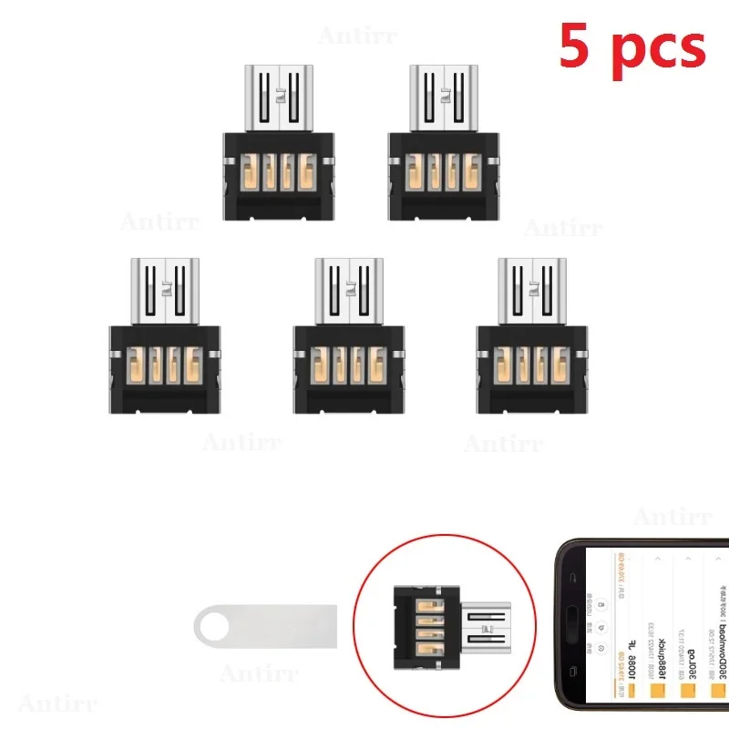 5 шт. USB-C 3 1 Тип-C Тип разъёма C Micro USB 2 0 мужского и женского пола OTG адаптер конвертер