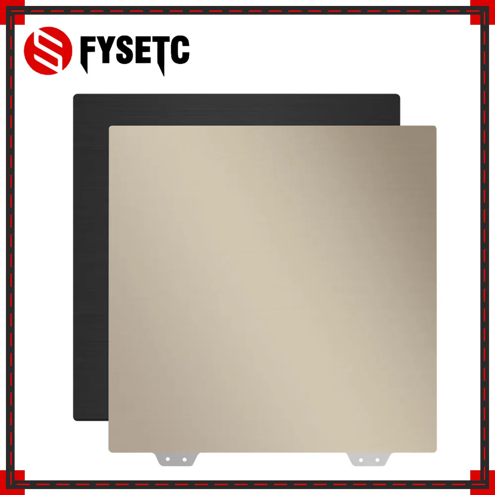 FYSETC Removal Spring Steel Sheet Pre-Applied PEI+Magnetic Base 120/128/150/165/230/235/250/300/310/350mm For 3D Printer Hot Bed