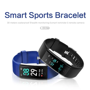 

KSS904 Smart Watch Waterproof Monitor Sleep Bluetooth Smart Bracelet Heart Rate Detachable Running Touch Sport Color Screen