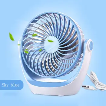 

5 inch USB Fan Portable 2 Speed Adjustable 360° Rotatable Mini Personal Fan Air Cooler for Home Office Bedroom Desktop