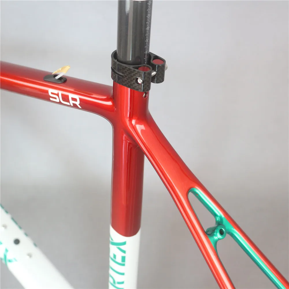 Best Toray carbon fiber T1000 BSA road bicycle frame BB30 customized paint  normal brakes frame FM066 4