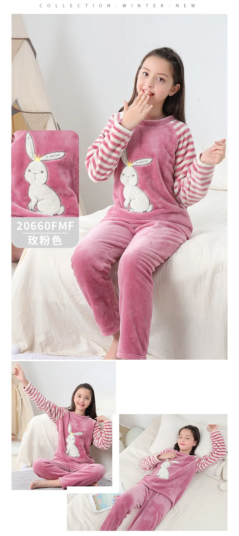 best Sleepwear & Robes Boys Animals Panda Pajamas for 6 8 10 14Years Children Sleepwear Teen Girl Flannel Night Suit Baby Homewear Pyjamas Kids Pijamas pajama sets bamboo	