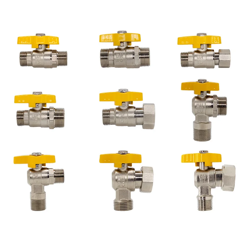 

1PCS brass gas ball valve 1/2" 3/4" ball valve for water heater valve gas valve natural gas switch female or male thread