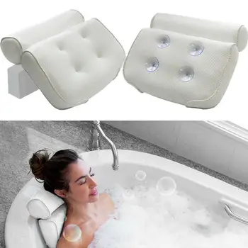 

3D Waterproof Luxury Comfortable Mesh Neck Back Premium Bath Spa Pillow Cushion