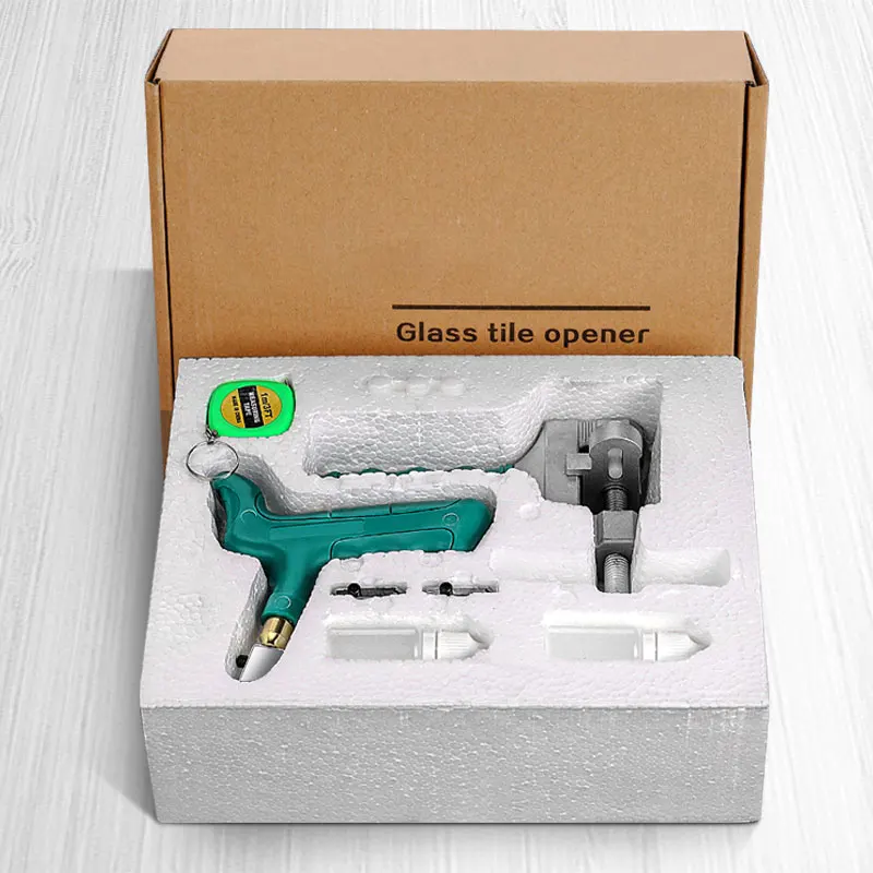 Ручной нож из титанового сплава для открывания стеклянной плитки набор колес