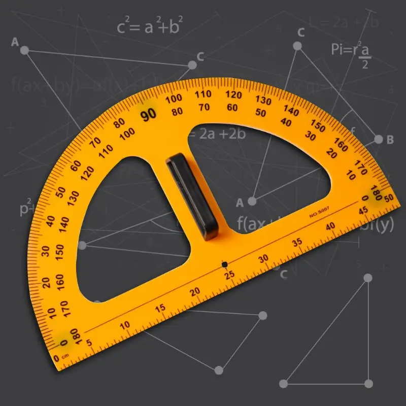 Многофункциональный чертежный транспортир математические геометрические инструменты для школьных принадлежностей Y5GE