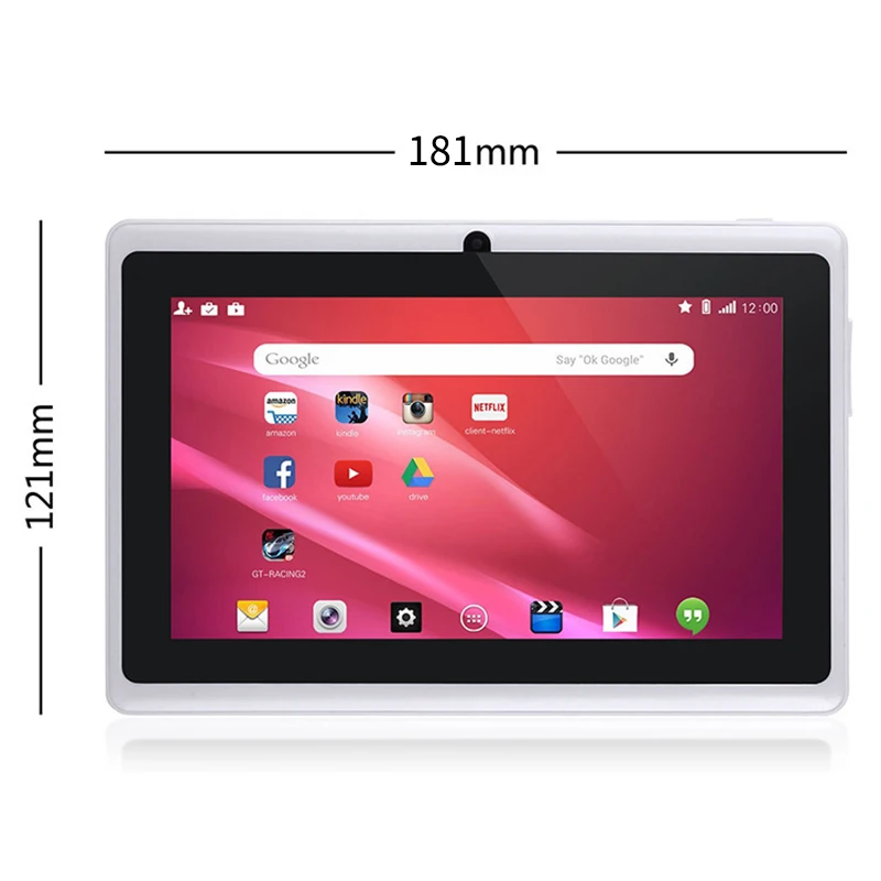 7 pollici Bambini Tablet Android Quad Core Dual Fotocamera WiFi Gioco  Educativo Regalo per le Ragazze Dei Ragazzi - AliExpress