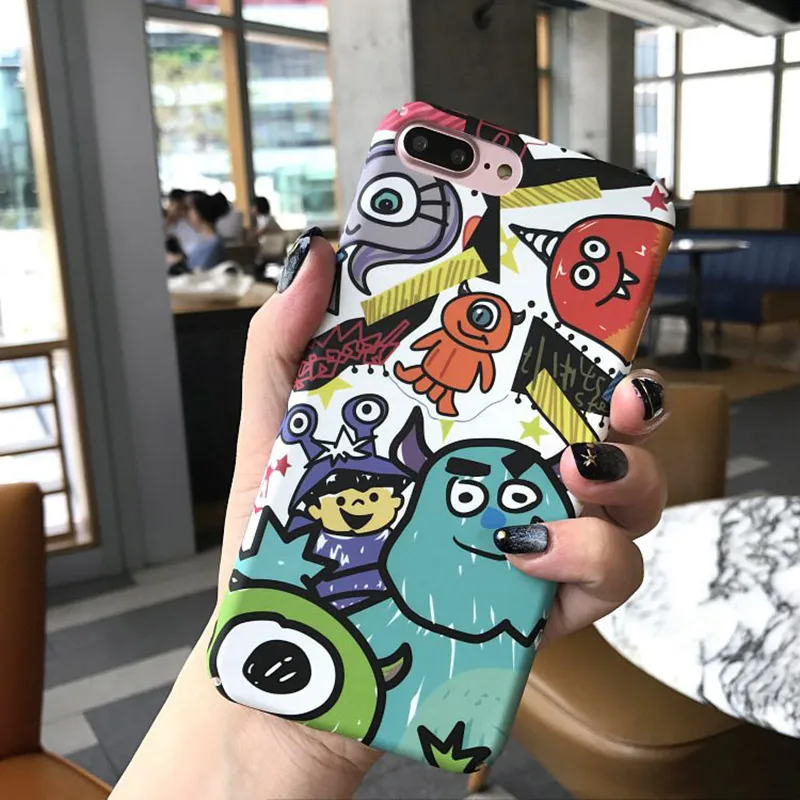 Жесткие чехлы для телефонов из поликарбоната для iphone XS MAX XR X, розовые, синие листья, матовый чехол для iphone 6, 6 S, 7, 8 Plus, чехлы на заднюю панель с изображением звездного неба - Цвет: 4