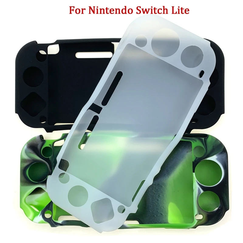 Для nintendo Switch Lite Ультратонкий Мягкий резиновый силиконовый кожаный чехол