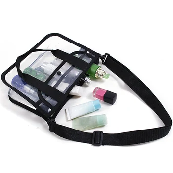 

Waterproof Travel Bag Transparent Cosmetic Bag Fitness Swimming Bag Makeup Shoulder Bag Handbag Beach Jelly Bag Storage Bag