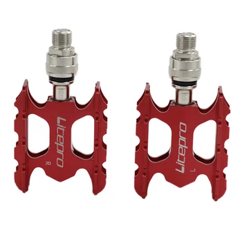 

Litepro Pedal For Brompton Foldable Bicycle Ultralight Pedal CNC QR Pedal Quick Release Adaptors Easy pedals
