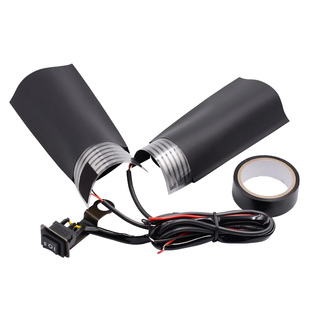 12V мотоцикл Высокая Низкая Температура с электрическим подогревом ручки Комплект для руля