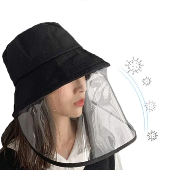 

2020 New Fisherman'S Hat Clear Bucket Hat Protective Multi-Function Dust-Proof Anti-Saliva Protection Cap For Adult High Quality