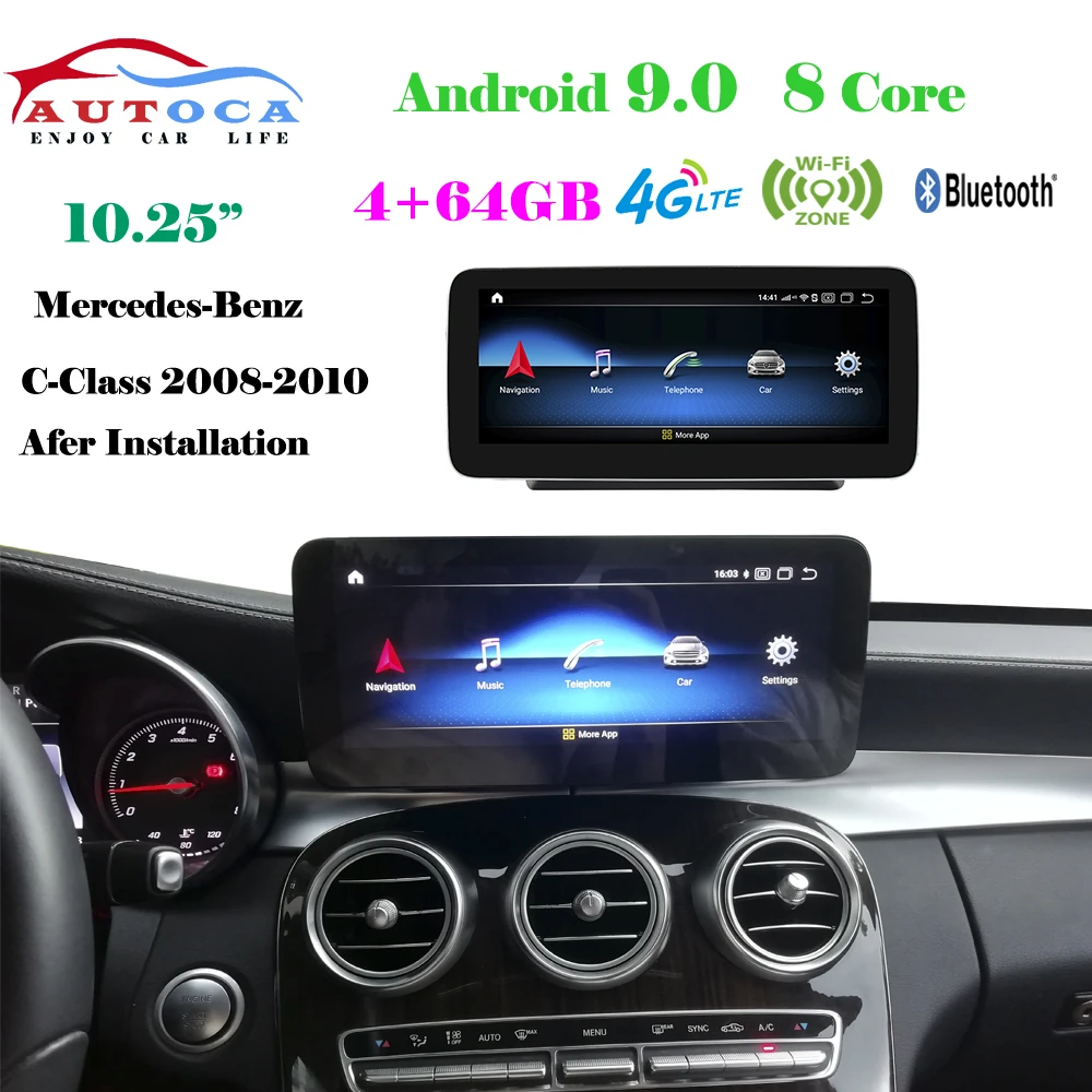 10 25 Auto Android Multimedia Display Fur Mercedes Benz C Klasse Glc X253 2016 2018 Befehl System Upgrade Bildschirm Kopf Bis Monito Car Monitors Aliexpress