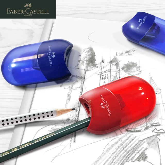 Faber Castell Pencils Sharpener  Faber Castell Double Sharpener - Double  Pencil - Aliexpress