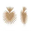 SHIXIN Punk Exaggeration Big Earrings for Women Vintage Unique Heart Designer Earrings 2022 Statement Drop Earrings Fashion Gift ► Photo 3/6