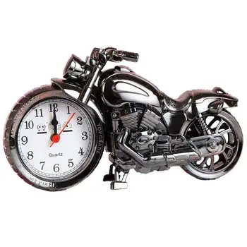

Motorcycle Alarm Clock Creative Retro Alarm Clock Motorcycle Model Alarm Clock for Boys Tenns Gifts Memory