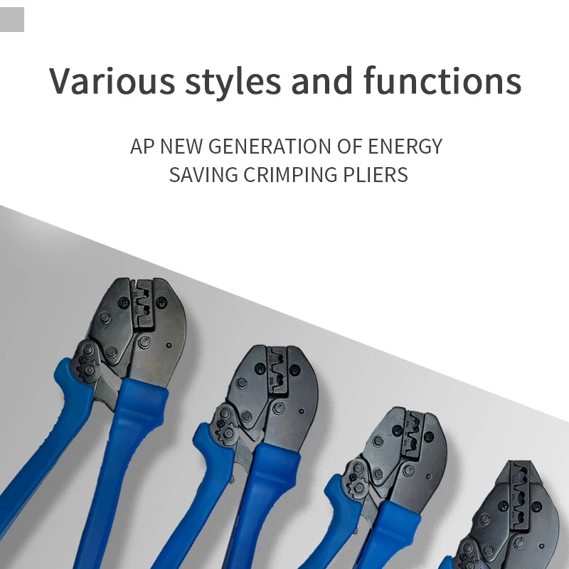 

1 pcs Multifunctional Crimping Pliers Blue Crimping Pliers Ratcheting Terminal Crimping Tool WX-1030
