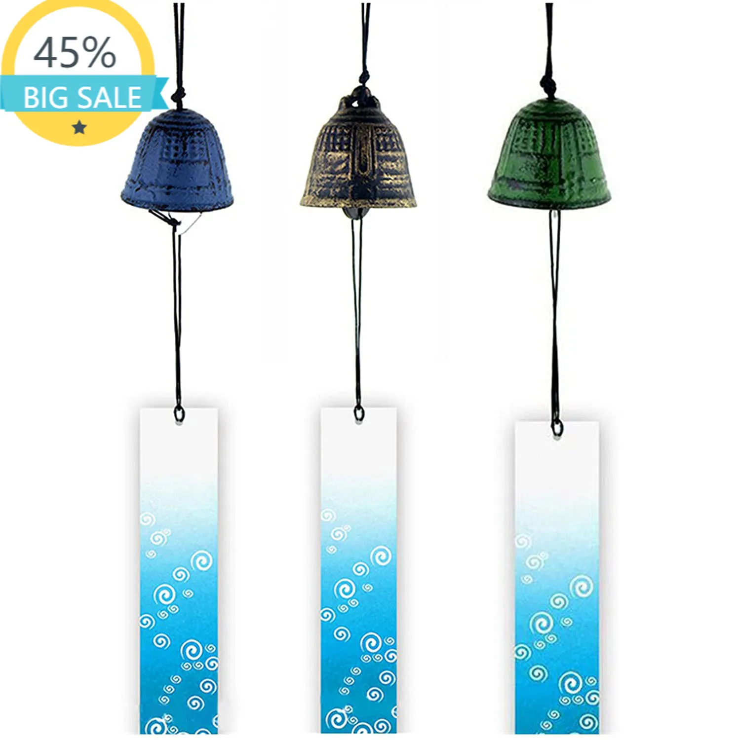 Carillon éolien tubulaire, 1 pièce, cloche en cuivre, décoration de jardin,  salon extérieur, cadeau - AliExpress