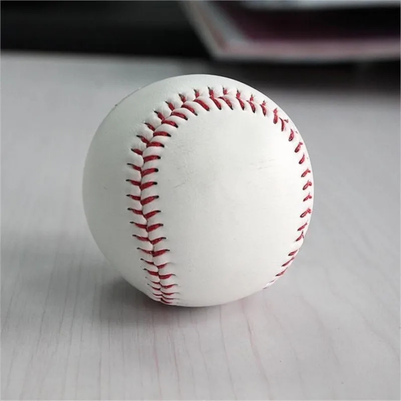 9" Handmade Baseballs PVC Upper Rubber Inner Soft Baseball Balls Softball Ball Training Exercise Baseball Balls