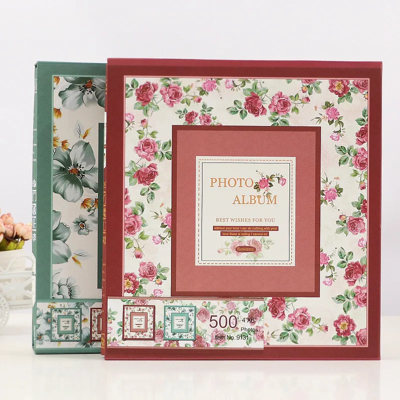 

Deyuan Album Interstitials 6-Inch 8-Inch Mixed 500 Zhang Photo Album Large Capacity Studio Pocket Album