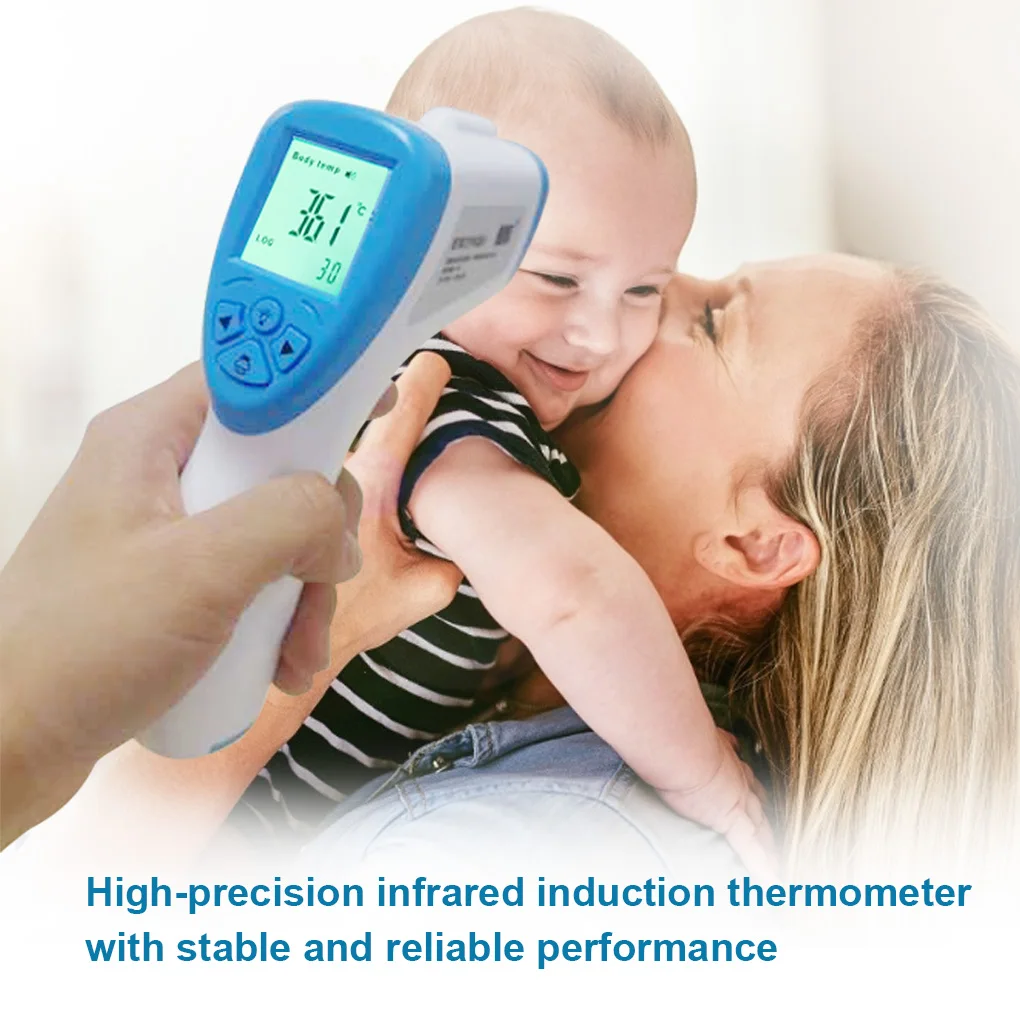 

New Digital Forehead Infrared Thermometer Auto Power Off Battery Powered Body Temperature Meter Measuring Tool for Baby/Adult