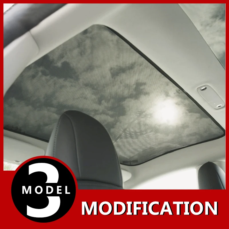 

Modification Sunroof sunroof sunshade fittings decoration for Tesla Model 3 car accessories