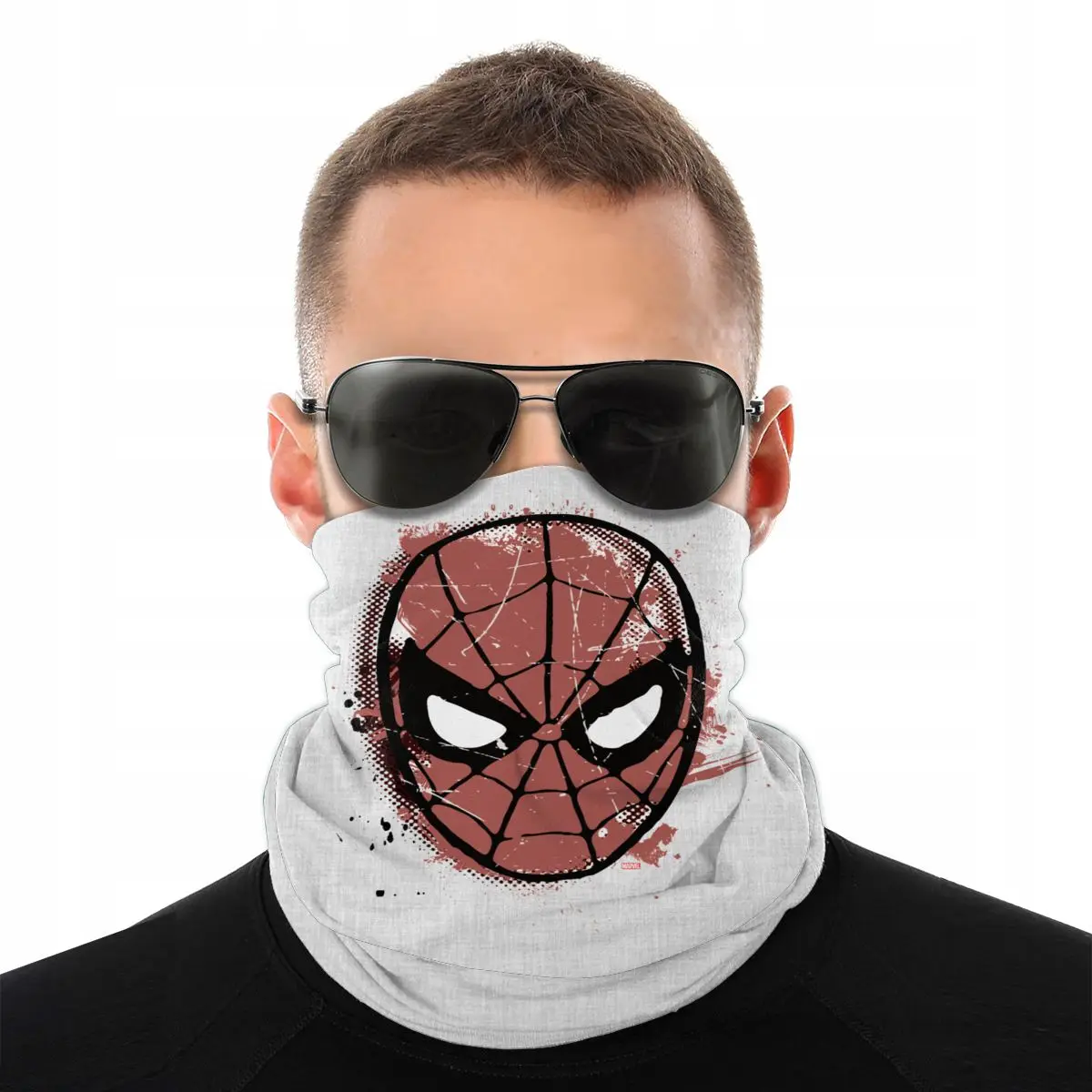 Amazing Super Spider Man Scarves Neck Mask Unisex Fashion Neck Gaiter Neck Bandana Polyester Headband Biking Climbing _ - Mobile