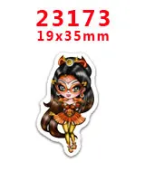 23173 30 шт hollaween характер плоское украшение из смолы PR 22886 - Цвет: 23173