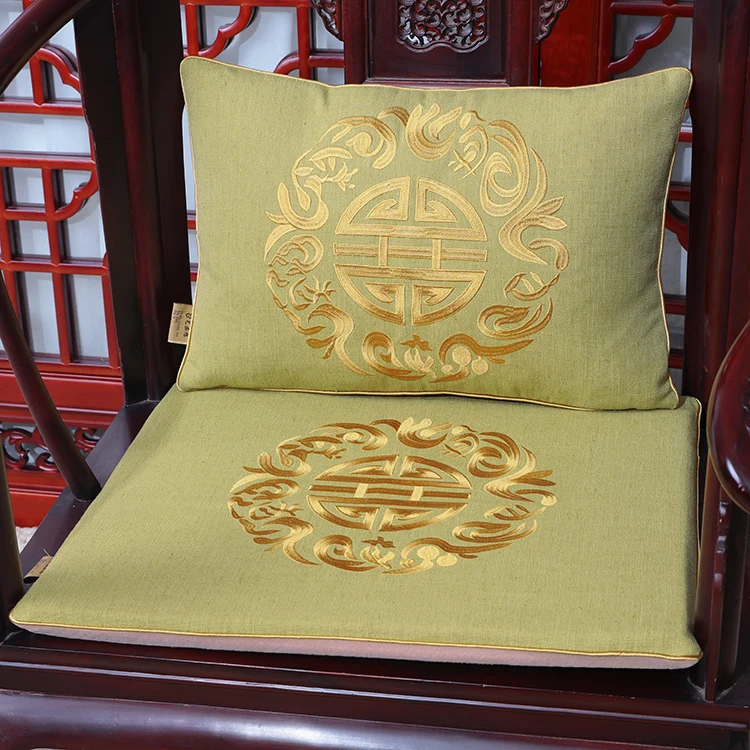 Последние Вышитые Joyous сиденья диванная подушка хлопковое постельное бельё диван стул подушка для кресла сиденье китайские подушки столовая Подушка на стул