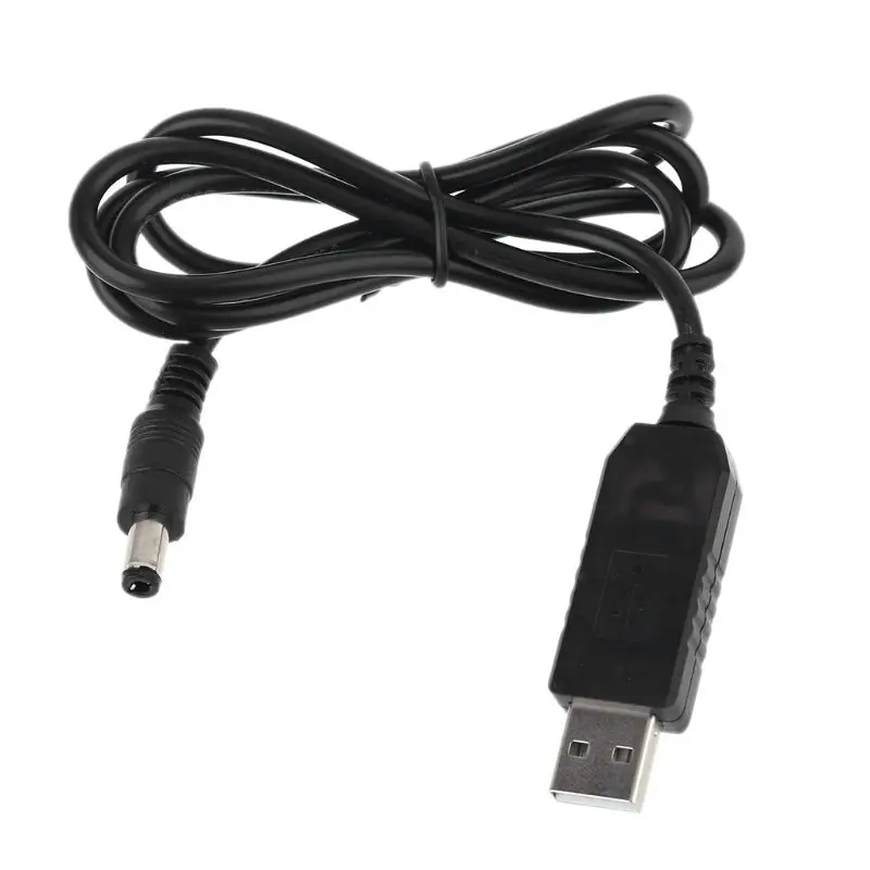 QC 3 0 USB к DC 12V 1.5A 5 5x2 1 мм повышающий кабель силовой линии для WiFi роутера