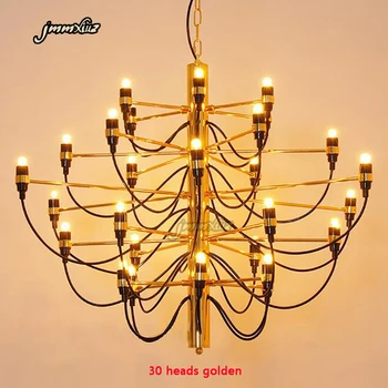 

New Jmmxiuz Modern home decorationa lamps 18/30/50 gold / silver Gino sarfaitti designed chandeliaer dining room light the room