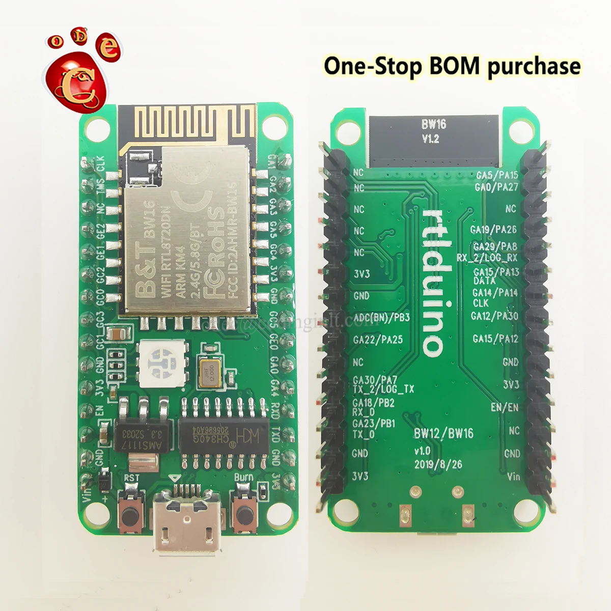 BW16 RTL8710BX BW12 BW14 RTL8720DN RTL8710AF RTL-00 NodeMCU последовательный порт для беспроводного Wi-Fi