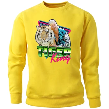 

Tiger King For President Hoodies Sweatshirts Men Joe Exotic Pullovers Jumper Streetwear Crewneck Tracksuits Hoody Funny Tops