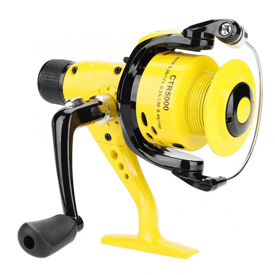 2000-7000 12+BB 5.5:1 Fishing Reel Foldable Left/Right Hand Rocker Fish Spinning Wheels Outdoor Fishing Accessories