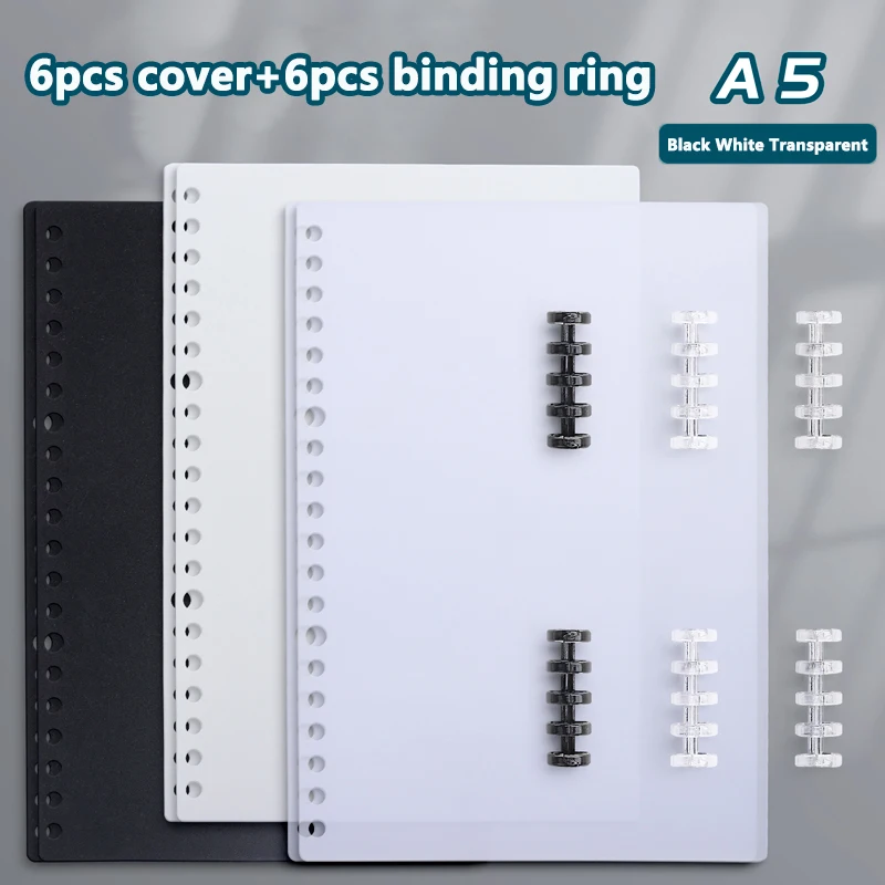 Buy DIY Binder Kit, Binding Spriral Rings, A4 A5 B5 Paper Refill, Binder  Covers, File Binding Kit Online in India 