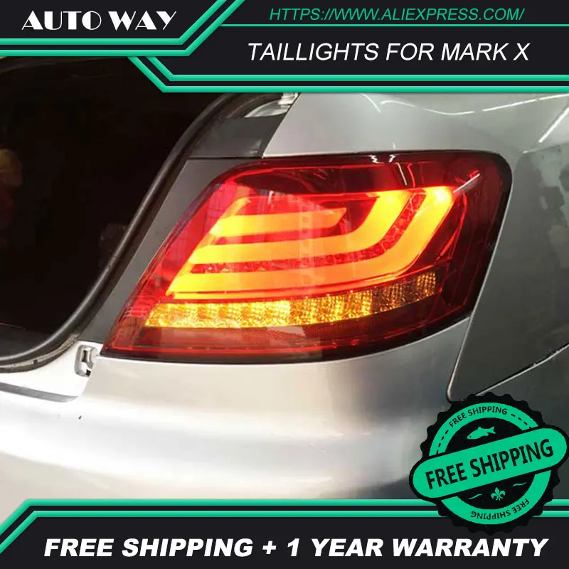 Автомобильный Стильный чехол для Toyota Mark X задние фонари 2005-2009 задние фонари Toyota Mark задние фонари светодиодный задний фонарь динамический сигнал поворота