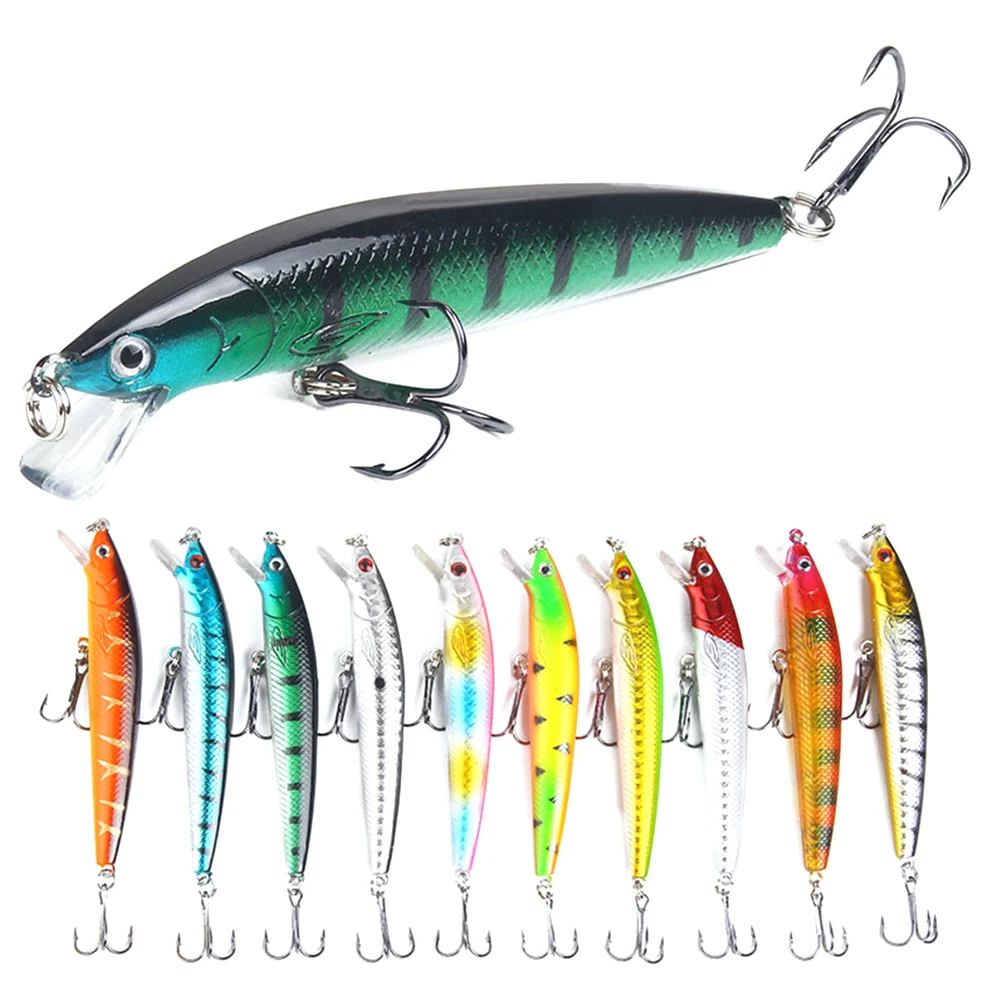 Fishing Lure 7g 10cm Trout Lure 3D Eyes Jigging Lure Swimbait Wobblers Crankbait Hard Lures Plastic Fishing Tackle New Hot