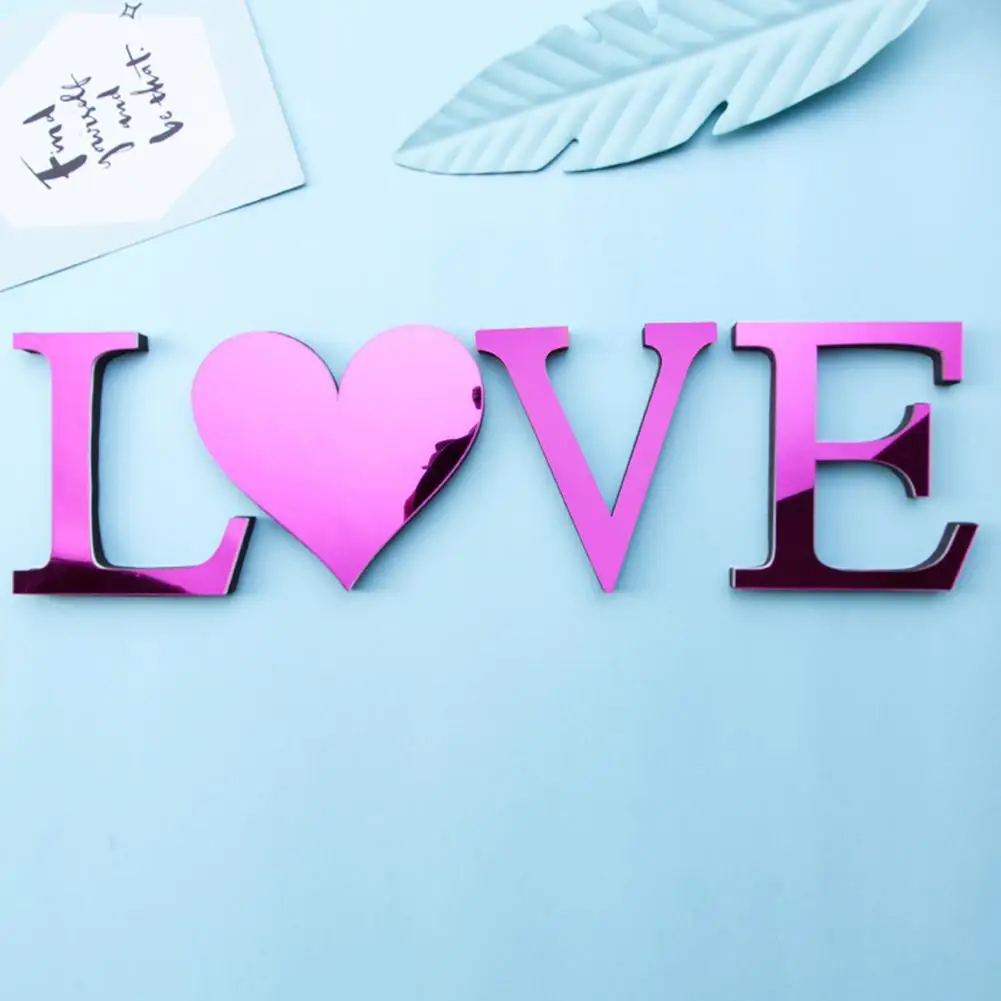 Acrylic Letter Stickers Acrylic Wall Sticker Wall Boards