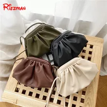 Riezman, одноцветные элегантные сумки через плечо для женщин,, маленький клатч, женские вечерние сумки и кошельки, женские сумки через плечо