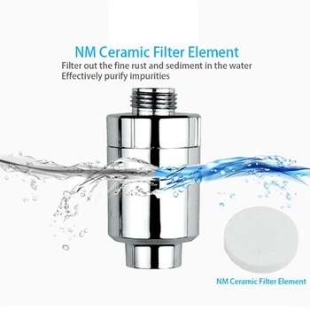 

HOT!Water Purifier Bath Shower Filter Bathroom Kitchen Head In-Line Faucet Clean Water Tap Softener Chlorine Filters