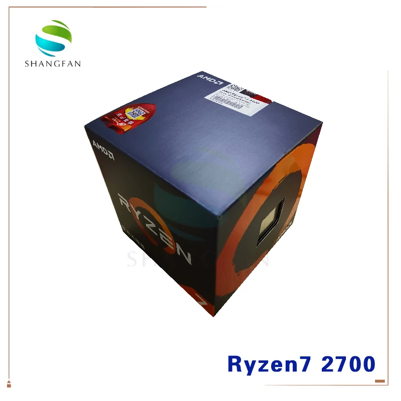 Новый процессор AMD Ryzen 7 2700 R7 3 2 ГГц Восьмиядерный шестнадцати поточный 16M 65 Вт