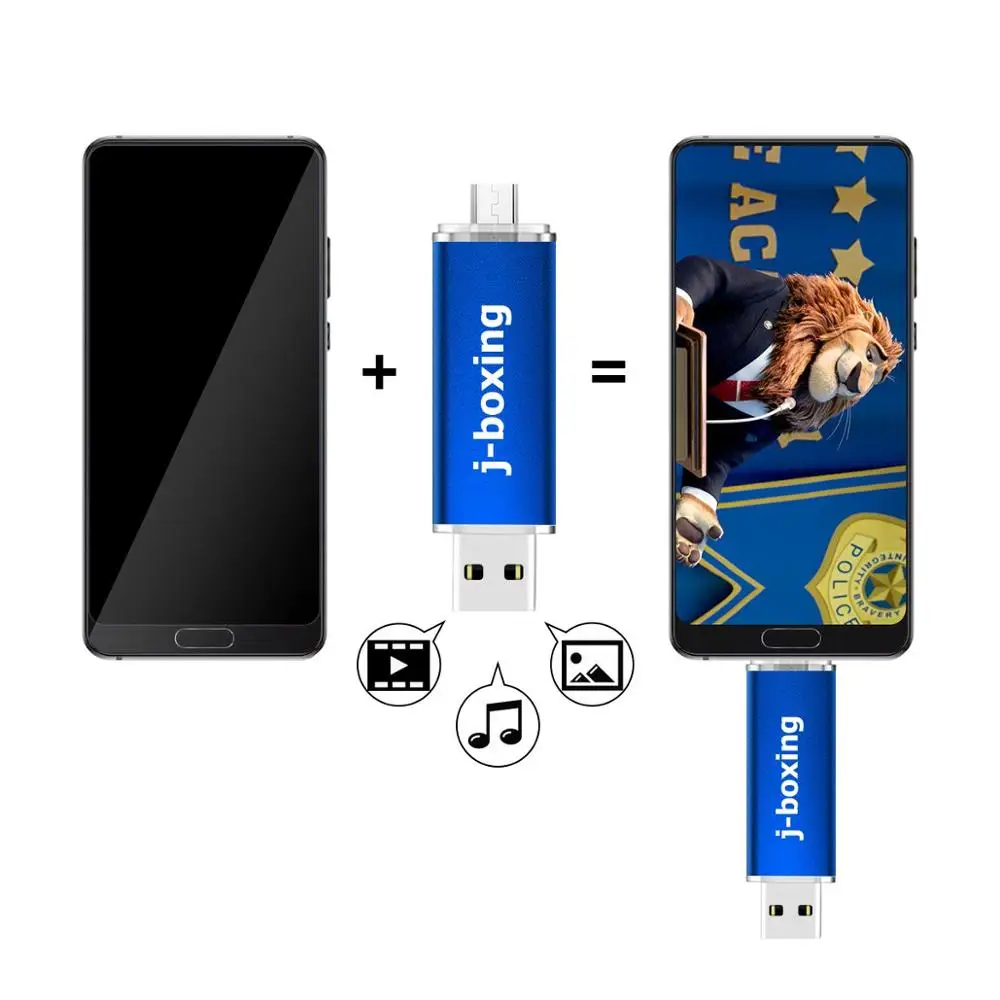 USB флеш накопитель J boxing 10 шт. 8 ГБ 16 накопители Android OTG 32 64 для смартфона с двумя